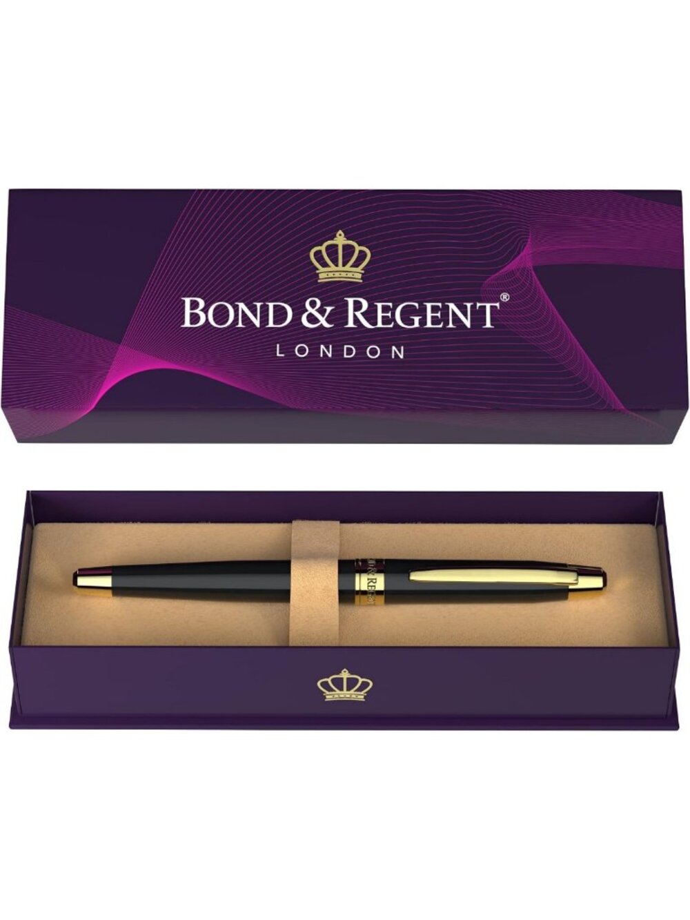Luxury 24K Gold Rollerball Pen Set - Elegant Executive Gift for Men & Women